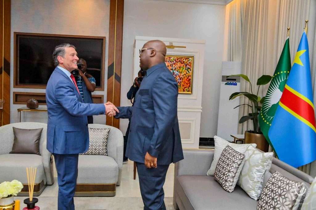 kinshasa 16 mars 2025; tshisekedi reçoit l’envoyé spécial de trump